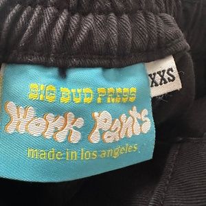 Big Bud Press Work Pants, XXS, Black
